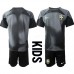 Cheap Brazil Goalkeeper Home Football Kit Children World Cup 2022 Short Sleeve (+ pants)